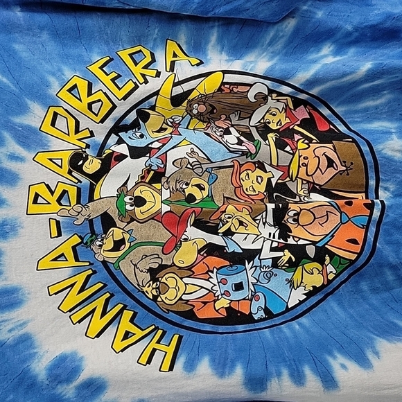 HANNA-BARBERA Cartoon Characters Tee tie dye - Picture 2 of 6